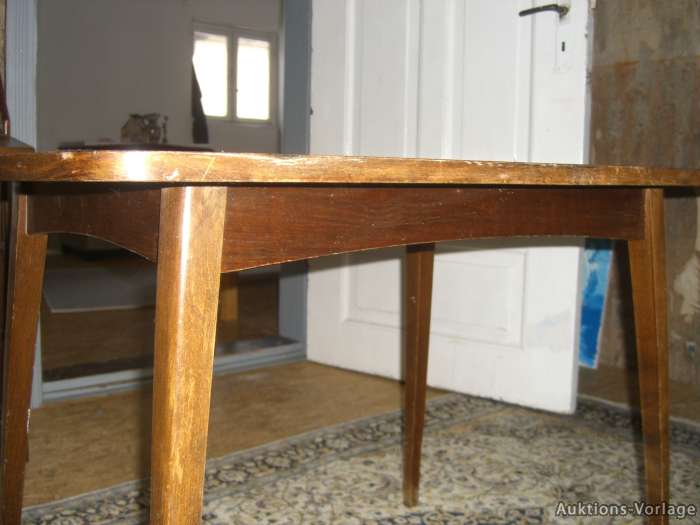 DDR VINTAGE COUCHTISCH UM 1960 MIT ETIKETT °ZUM DDR VINTAGE COUCHTISCH UM 1960 MIT ETIKETT °ZUM