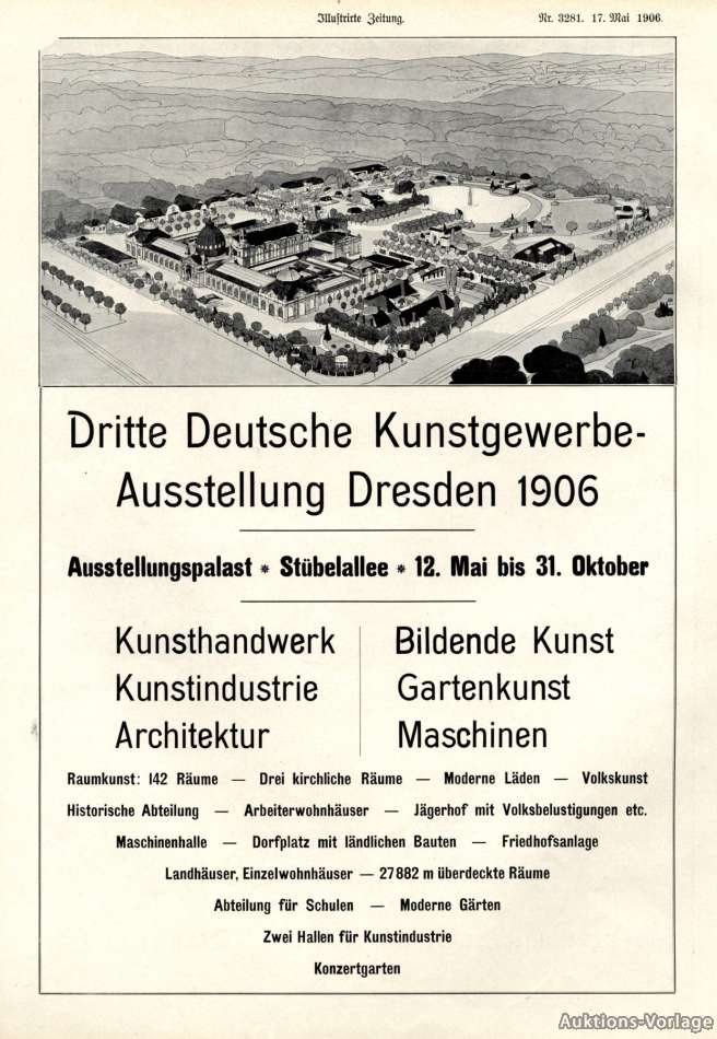 German Arts and Crafts Exhibition Dresden 1906 XL ...