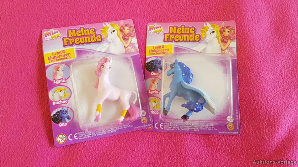 5x 5 pieces Mia and me - 3d personnages!! NEUF!