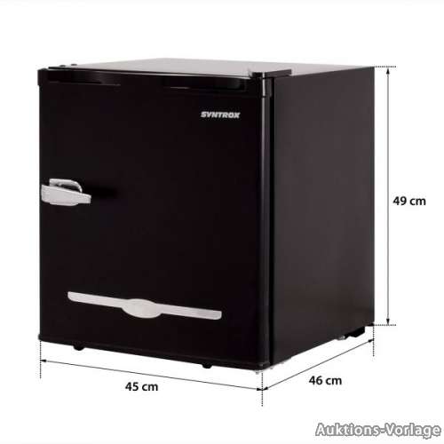 Retro Mini Kühlschrank 46 L mit Flaschenöffner Hotel Minibar